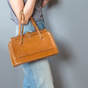 Vintage Raw Leather doctor bag
